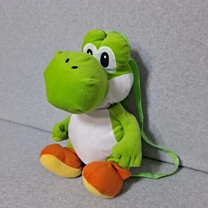 Nintendo Yoshi Backpack 18" Plush Mario Bros Green Stuffed 2011 Cosplay Travel - Picture 1 of 7