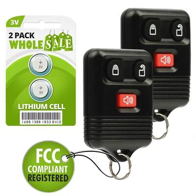 2 For Ford F-150 1999 2000 2001 2002 2003 2004 2005 2006 2007 Remote Car Key Fob Foto 1 de 4