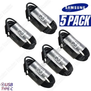 5Pack USB C Cable Fast Charger Type C Cord For Samsung Galaxy S8 S10 S20 Android - Picture 1 of 10