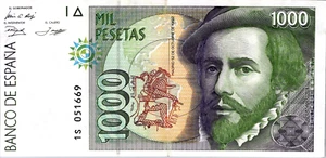 Spain 1,000 Pesetas 1992 Banknote - Picture 1 of 3