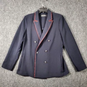 Rag & Bone Jarvis Blazer Double breasted Navy with Red Piping $550 MSRP - Picture 1 of 17