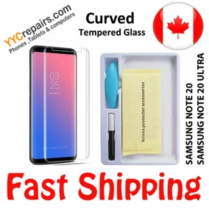 Samsung Galaxy Note 20 UV Nano 3D Curved 9H Tempered Glass Screen Protector - Picture 1 of 3