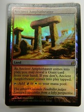 MTG Foil Ancient Amphitheater Lorwyn Dual Land Excellent Condition