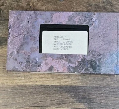 Willow VHS Lucasfilm RCA Columbia Home Video Screening VHS Pre Owned - Image 1 of 4