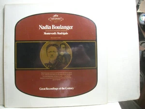 Monteverdi Madrigals, Nadia Boulanger & Ensemble *Seraphim 60125 mono - Picture 1 of 1