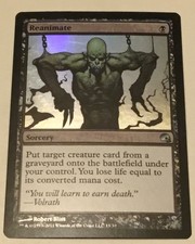 Reanimate - Premium Deck Series: Graveborn- Foil- Near Mint - MTG