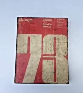 1973 Dodge Charger Challenger Dart Monaco Polara Coronet Chassis Service Manual - Picture 1 of 8