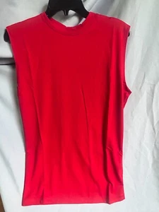 T3K Wear T0040 rotes ärmelloses Sportshirt Größe XL - Bild 1 von 4