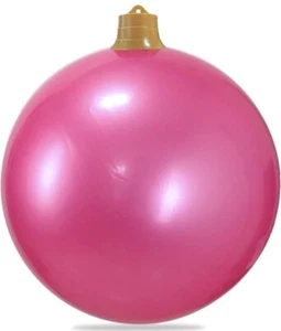 Oversized Holiball 25" - The Inflatable Christmas Pink Ball Ornament Dekoration - Bild 1 von 5