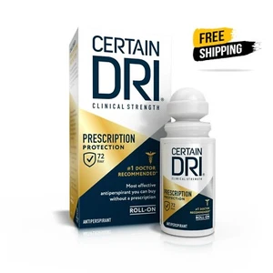Certain Dri Prescription Strength Clinical Antiperspirant Roll-on, 1.2 oz - Picture 1 of 4