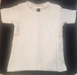 Short Sleeve T-Shirt White Size Toddler 3T Gildan Ultra Cotton Pack of 6 New - Picture 1 of 6