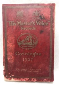 Antique 1927 Edition, Victor Records "His Master's Voice" Catalogue Red - Picture 1 of 6
