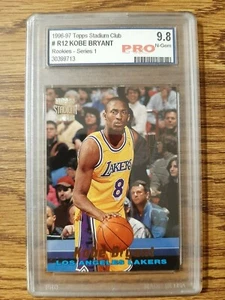 1996 KOBE BRYANT STADIUM CLUB ROOKIES 1 #R12 !!!  PRO 9.8 NEAR GEM!!!  RAR!!!  - Bild 1 von 3