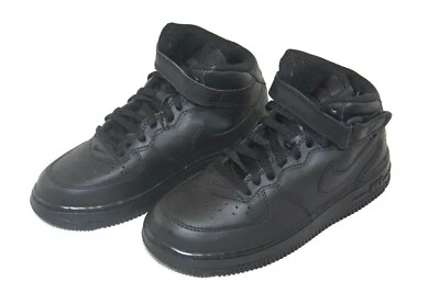 ZAPATILLAS NIKE FORCE 1 MID (PS) 314196-003 NEGRAS/NEGRAS ZAPATOS NIÑOS PEQUEÑOS Foto 1 de 4