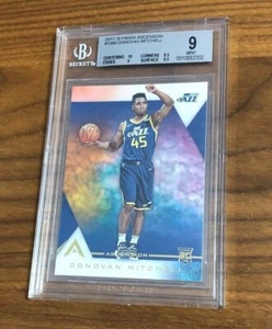 2017-18 Ascension DONOVAN MITCHELL #136 B Utah Jazz Rookie Card BGS 9 Mint - Picture 1 of 1