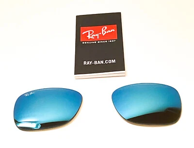 RAY-BAN 2 Ray Ban Kunststoff Brillengläser Justin 4165 622/55 braun verspiegelt blau Neu