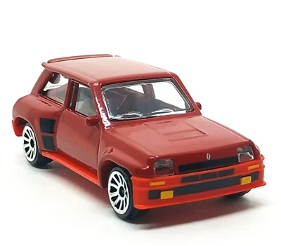 Majorette Renault 5 Turbo Red Vintage Rusty 1:56 3" defects 001 - Image 1 of 4