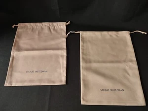 New Pair Stuart Weitzman Blush Pink Drawstring Travel Storage Dust Bag 14 x 11 - Picture 1 of 1