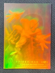 1994 Marvel Hologram Spiderman Holo First Edition 4 of 4 Card HP - Picture 1 of 5
