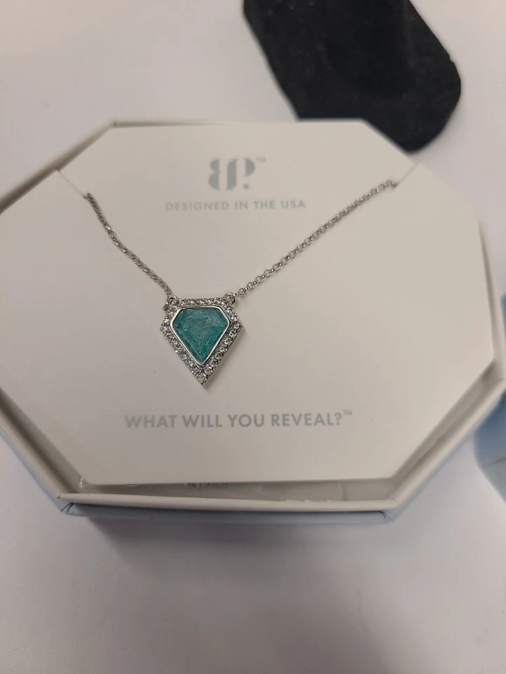 Collar Bomb Party RBP6797 LET’S CALL HER MINE Topacio Azul ESTERLINA Foto 1 de 3