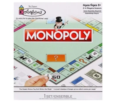 The Original Colorforms : MONOPOLY - Miniature Game Set - New in Box - Image 1 of 3