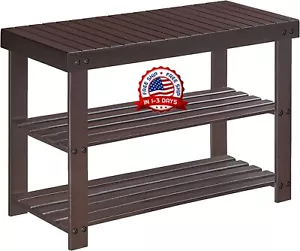 Organizador Rack Acomodador De Zapatos De Madeira Bambú Sólido Calidad Superior - Imagen 1 de 8