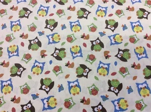 Springs Creative - CP47767 Bright Owl Allover - 100% Cotton - By The 1/4m - Picture 1 of 4
