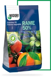 RAME 50% BLU OSSICLORURO DI RAME CONCIME CE IN POLVERE BAGNABILE | 1 KG - MIDORI - Foto 1 di 1