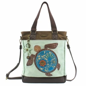 New Chala LARGE SEA TURTLE TOTE Crossbody VEGAN LEATHER Convertible BAG PURSE - Picture 1 of 1