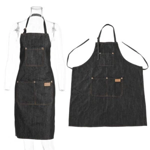 Arbeit Geschirrspülschürze Denim-Overalls Friseurschürze Für Damen BE - Bild 1 von 10