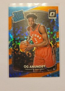OG ANUNOBY 2017/18 DONRUSS OPTIC #178 RATED ROOKIE ORANGE FASTBREAK #/193 