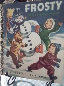 FROSTY THE SNOWMAN Little Golden Book Sydney 1950-1951 #95 GC+ - Picture 1 of 11