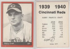 1977 TCMA 1939-40 Cincinnati Reds Harry Craft #16