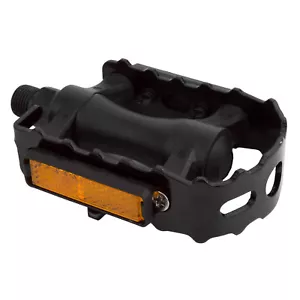 PEDALS SunLite Moutain Bike NYLON Alloy CAGE 9/16 Black - Picture 1 of 1