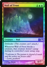 Wall of Frost FOIL Magic 2010 / M10 PLD Blue Uncommon MAGIC MTG CARD ABUGames