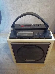 Sears 800.21060600 Am-Fm Stereo 8 Track Radio AS IS Tan Beige Transforms MustSee - Picture 1 of 4