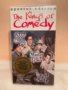The Kings of Comedy VHS Box Set: Abbott Costello Martin Lewis Laurel Hardy - NEW - Picture 1 of 9