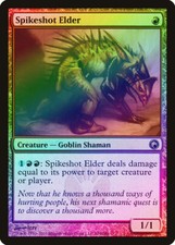 Spikeshot Elder FOIL Scars of Mirrodin NM Red Rare MAGIC MTG CARD ABUGames