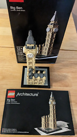 LEGO ARCHITECTURE Big Ben 21013 Complete With Box & Manual Used 2012