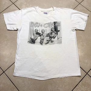 Vintage 1999 Dixie Chicks Rule T-Shirt Mens Large White Country Band Tee 90s VTG - Picture 1 of 10