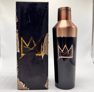 JEAN-MICHEL BASQUIAT CORKCICLE 16 oz TUMBLER Canteen Copper Crown New In Box - Picture 1 of 11