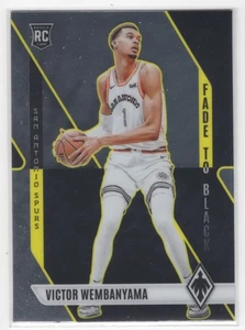 #98 Victor Wembanyama 2024-25 Phoenix Fade to Black BASE RC Spurs - Picture 1 of 2