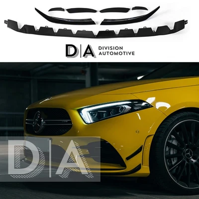 DIVISION AUTOMOITVE KIT AERODINÁMICO DIVISOR PARACHOQUES DELANTERO PARA MERCEDES CLASE A W177 A35 A180 A200 AMG 2019+