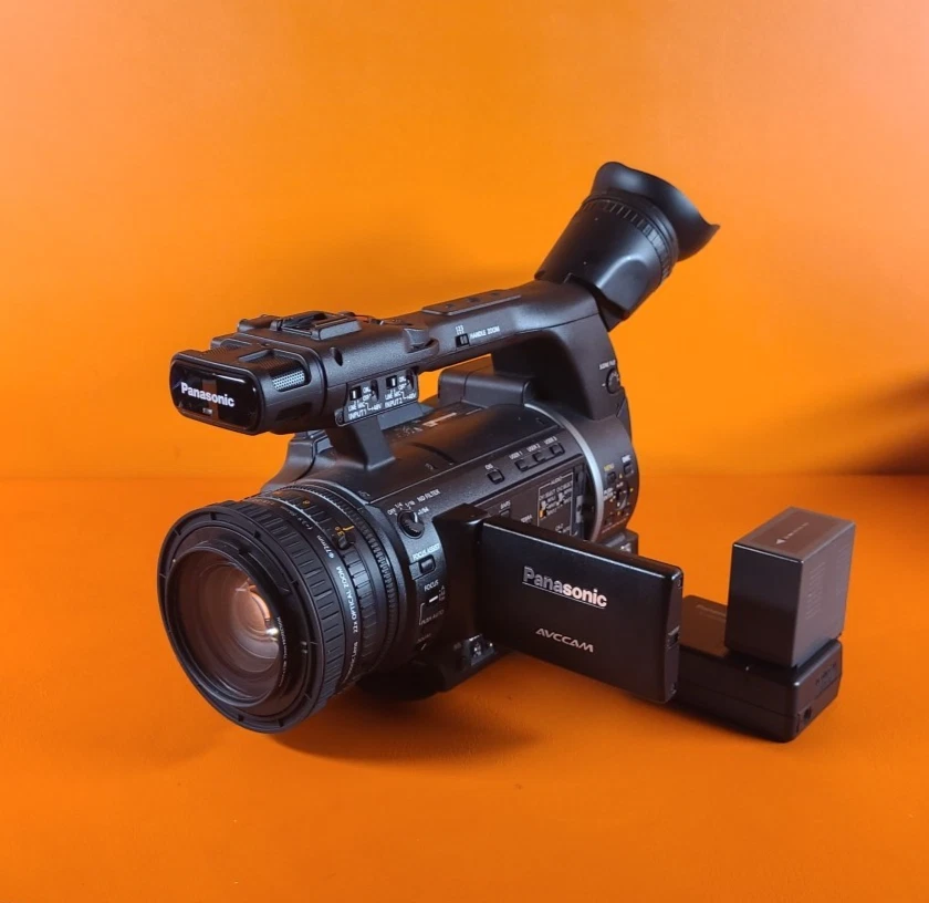 Panasonic AG-AC130AP AVCCAM HD Handheld Camcorder w/ Batt, Charger *1,485 Hours* - Image 1 of 4