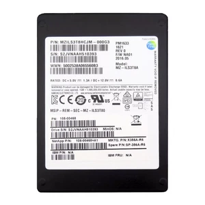 NetApp Samsung (MZ-ILS3T8A) 3.84TB (SFF 2.5in) SAS-3 12G SSD (108-00468) - Picture 1 of 1