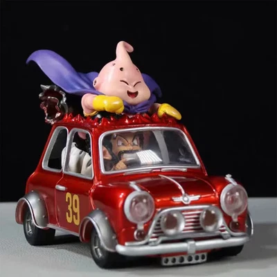 🔥 Figurine Dragon Ball Z 🚗 Fat Buu & Mr. Satan Drive – Majin Buu 12 cm DBZ - Photo 1/4