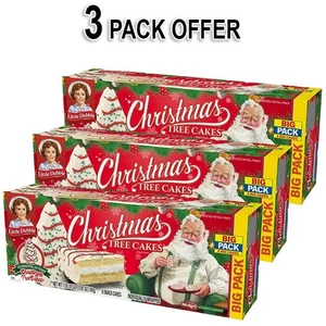 Little Debbie Big Pack Weihnachtsbaumkuchen 17,97 oz 6 Snackkuchen (3er Pack) - Bild 1 von 7