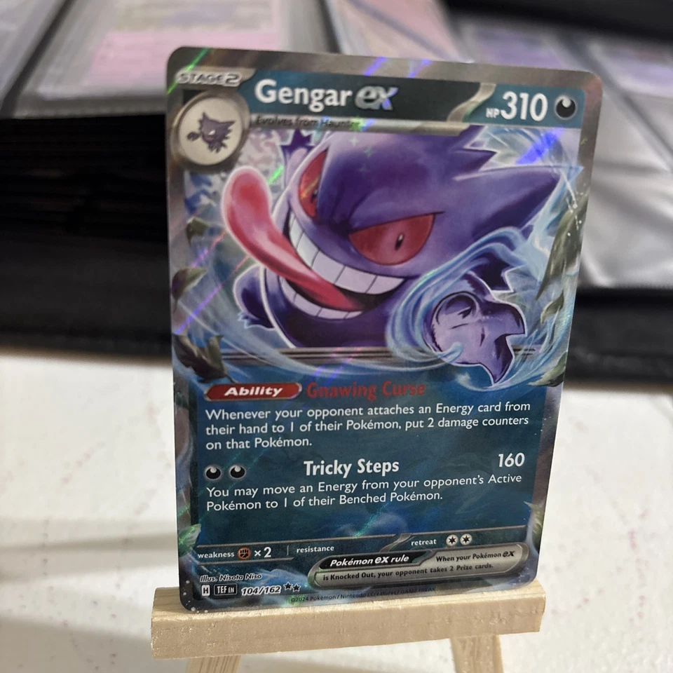 Gengar ex Temporal Forces Ultra Rare Pokémon TCG 104/162 Scarlet & Violet SV05 - Image 1 of 2