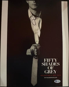 JAMIE DORNAN SIGNED AUTOGRAPHED 11X14 PHOTO FIFTY SHADES OF GREY BECKETT BAS - Picture 1 of 3