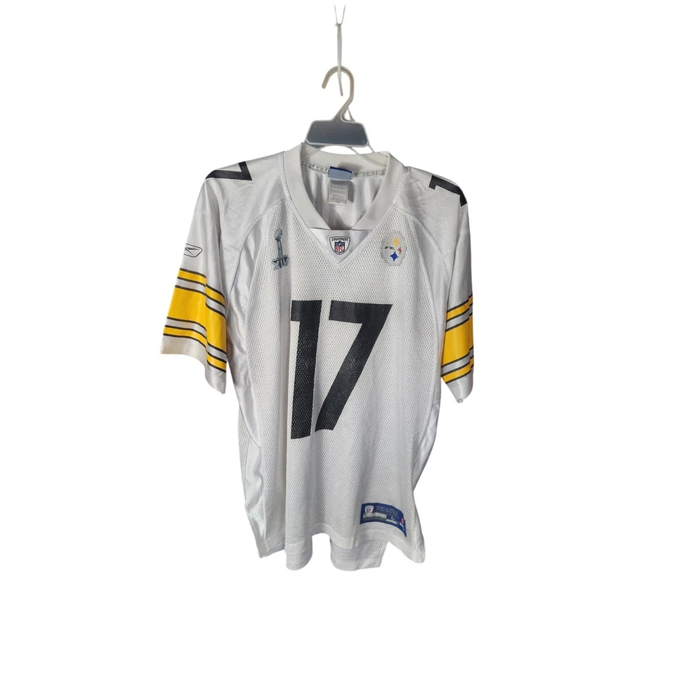 匹兹堡钢人队迈克华莱士超级碗球衣男式大号  — 第 1/4 张图片